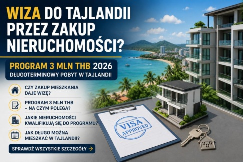Wiza do Tajlandii przez inwestycję w nieruchomość – czy program 3 mln THB naprawdę działa w 2026?