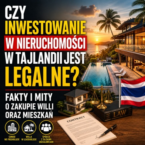 Czy inwestowanie w nieruchomości w Tajlandii jest legalne? Fakty i mity o zakupie willi oraz mieszkań